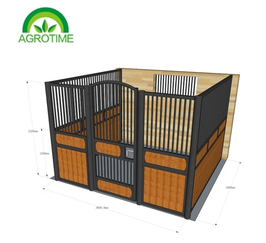 CHINA AGROTIME horse stable portable horse stable boxes front panels with roof outdoor use other animal husbandry equipment