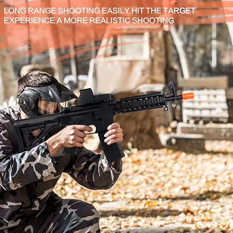 rts Amazon Choice M4a1 Gel Bullet Blaster MilSim Suitable for Adults Over 18 Years Old (Gen 8),Highly Assembled Toy Gun Outdoor