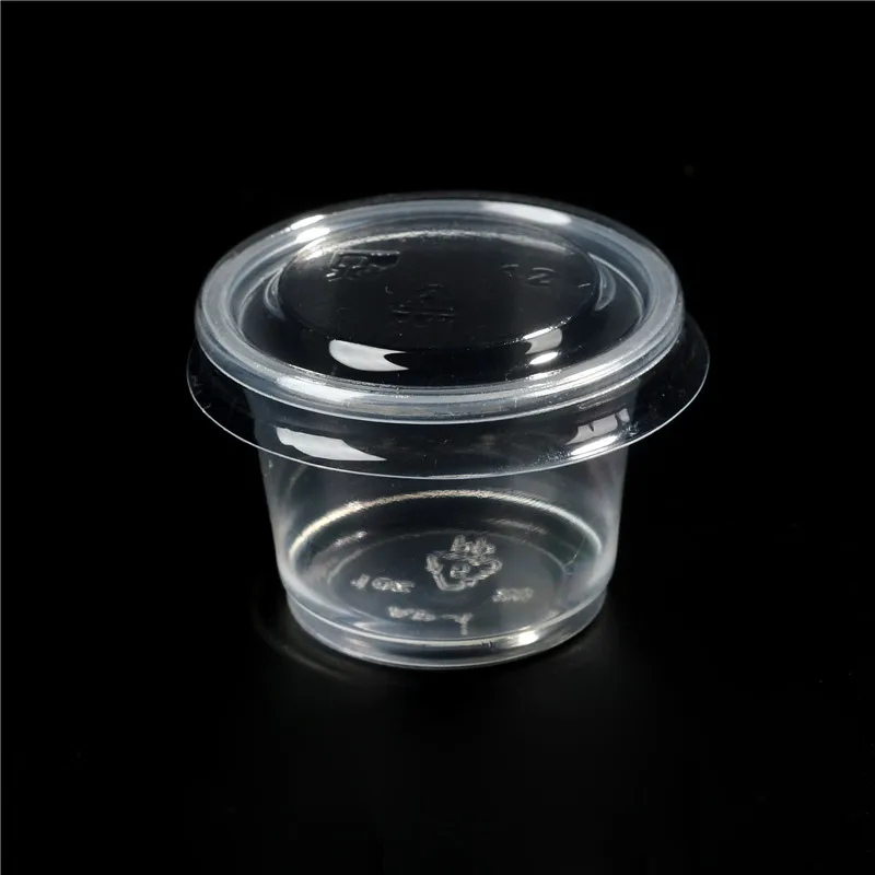 transparent 1oz PP jelly cup 30ml milk portion cup PP sauce container plastic cup