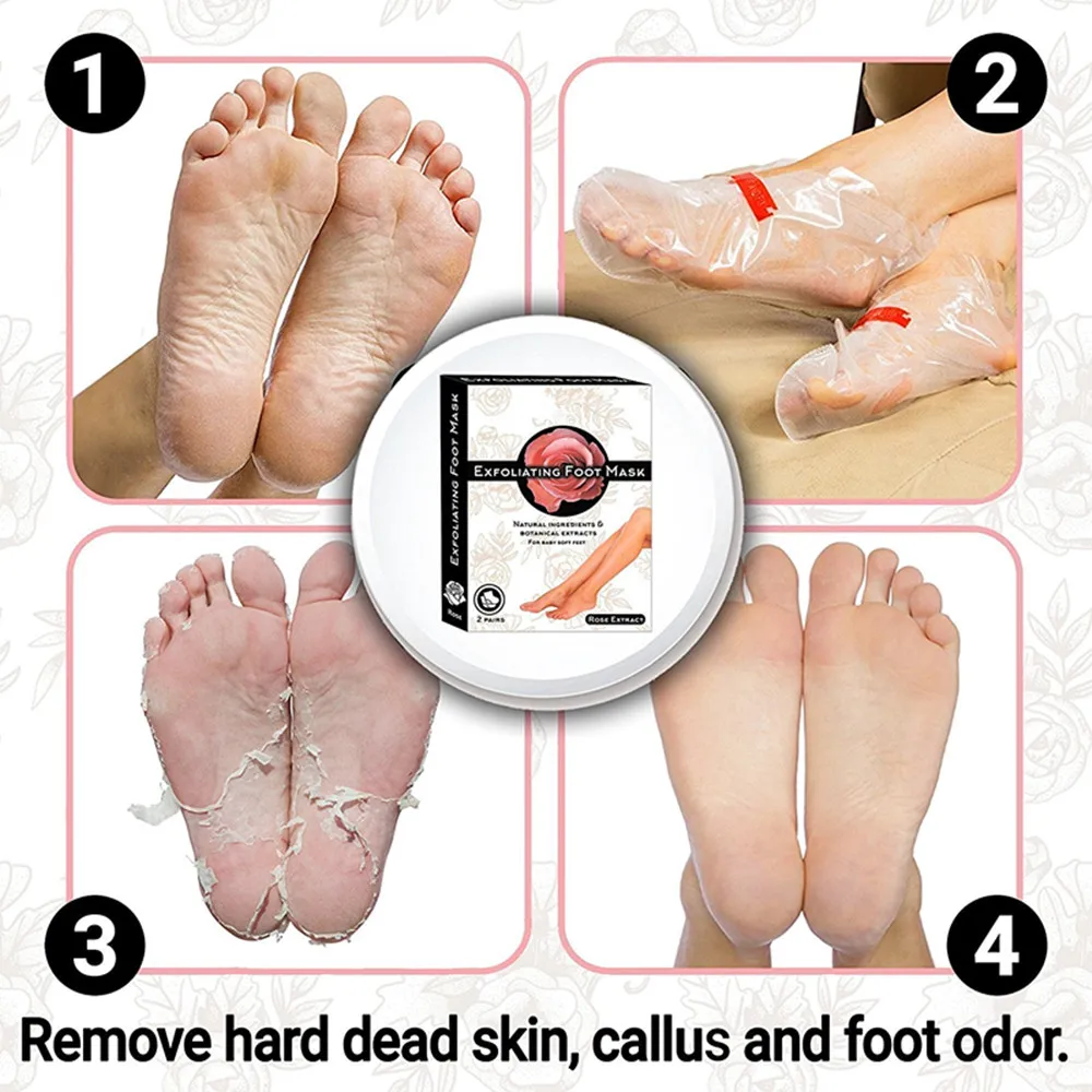 CUSTOM Salicylic Acid Glycerin Peeling Exfoliating Hand Foot Peel Mask Socks For Callus Removal Dead Skin Cracked Heel Treatment