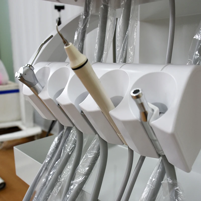 LK-A32A Portable Trolley Dental Cart Movable Medical Dental Unit Trolley Carts with Air Compressor Free