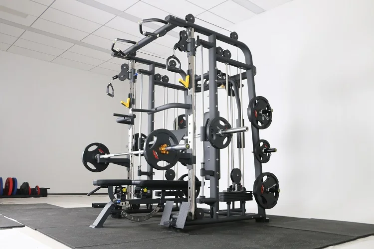Wholesale home exercise machine multi function home gym fitness equipment smith & squat machine