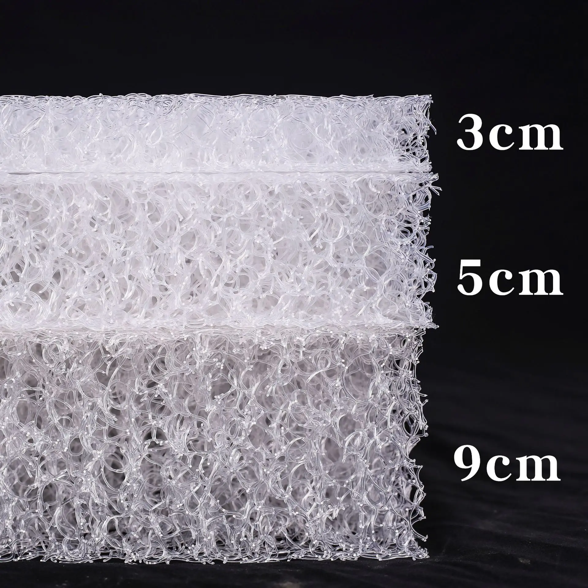 Imported 4D polymer POE air fiber made of cushion / mattresses Breathable high elasticity pillow insert Cushion filling material