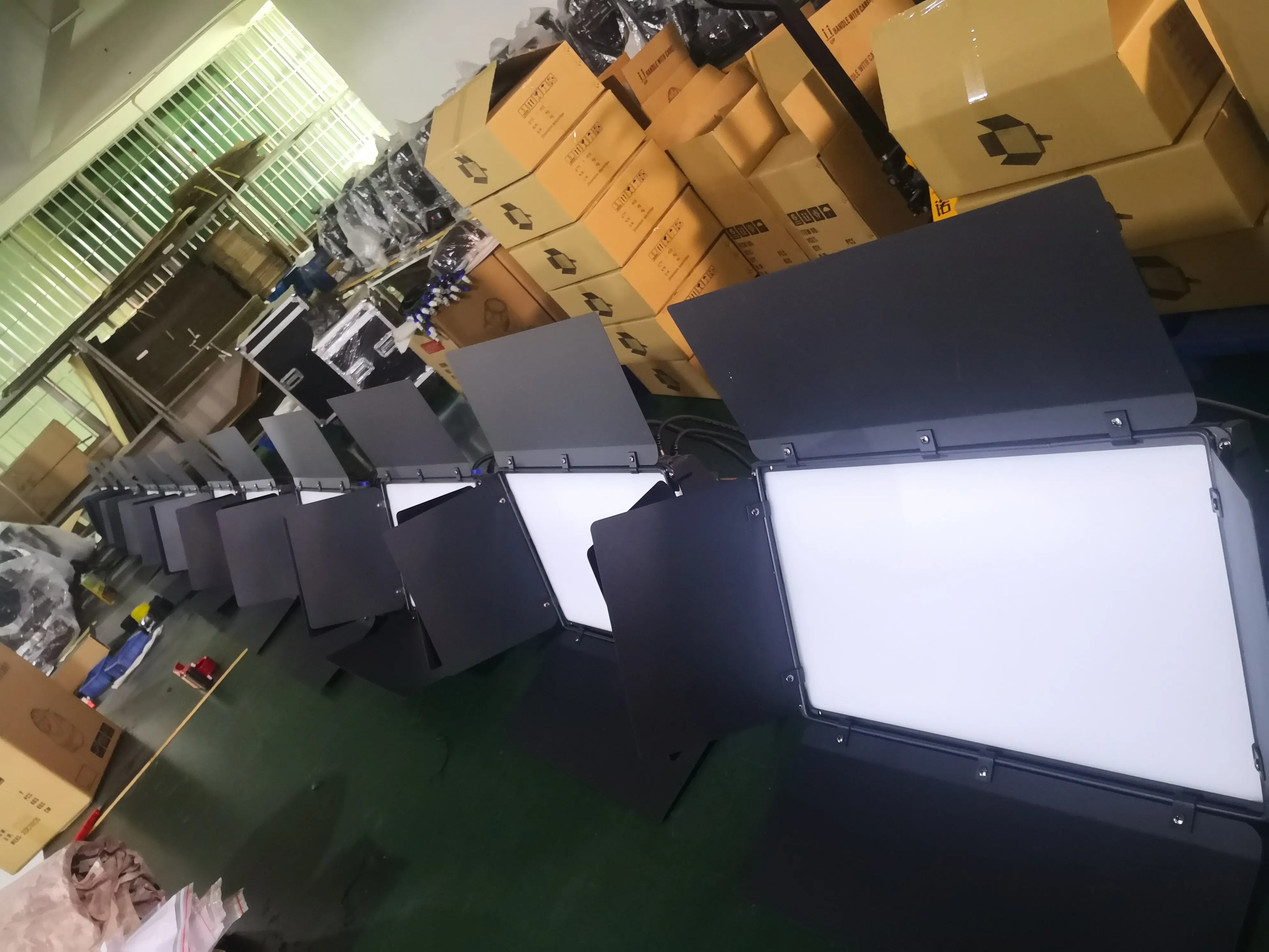 1200 LED External power supply Studio Daylight DMX Studio Lighting LED Soft Video Panel Light Projector background light