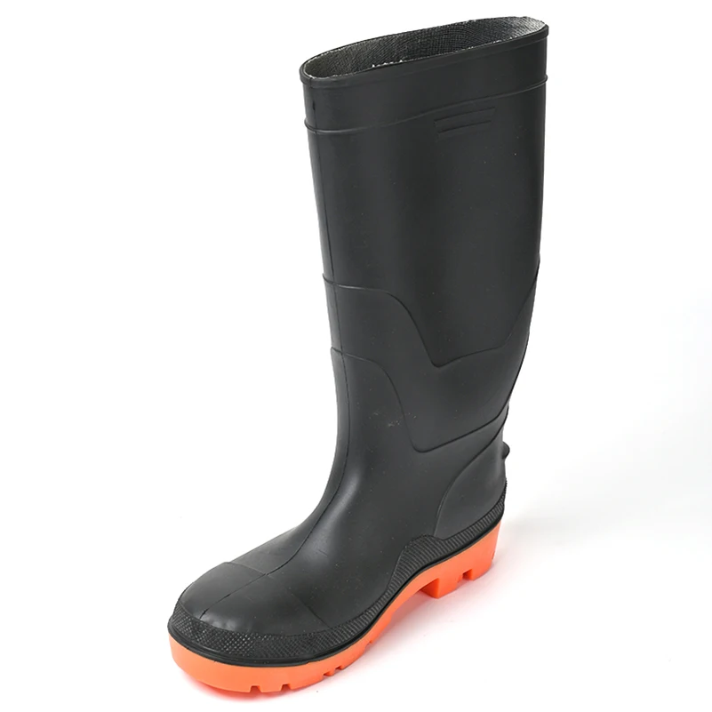 Engineering Steel Toe Rain Boots Industrial Chemical Acid And Alkali Waterproof Rain Boots Manufacturers