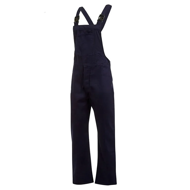
Men Jumpsuit Solid Color Fashion Pockets Chic Suspenders Overalls Romper Streetwear Men Bib Pants 