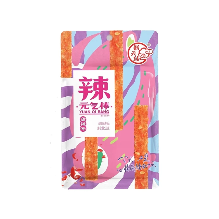 New Product Hot Sale Spicy Strips Snack Fantianwa 68g Organic Food