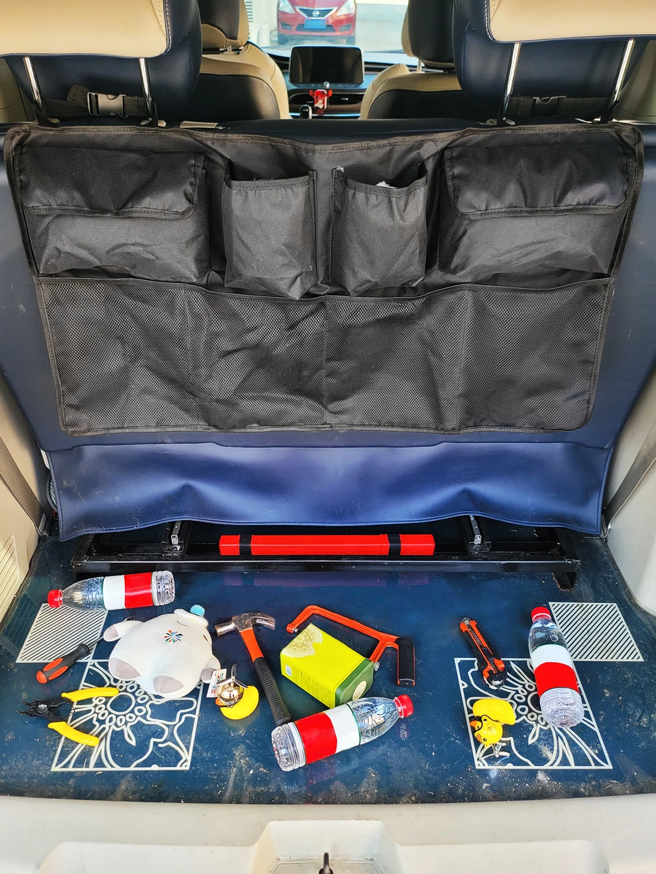 Oxford Fabric Storage Hanging Bag Trunk Organizer Black Multifunction Large Capacity Storage bags