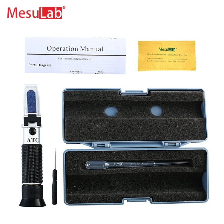  MesuLab Hot ME-113ATC Портативный Карманный ручной atc сахар БРИКС 0-32% тестер