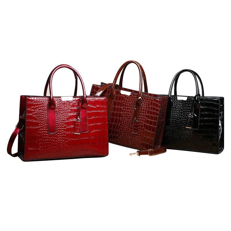 GHB001 Custom Fashion Bags Women Handbags Ladies Purses And Handbags Label Leather Tote Bag