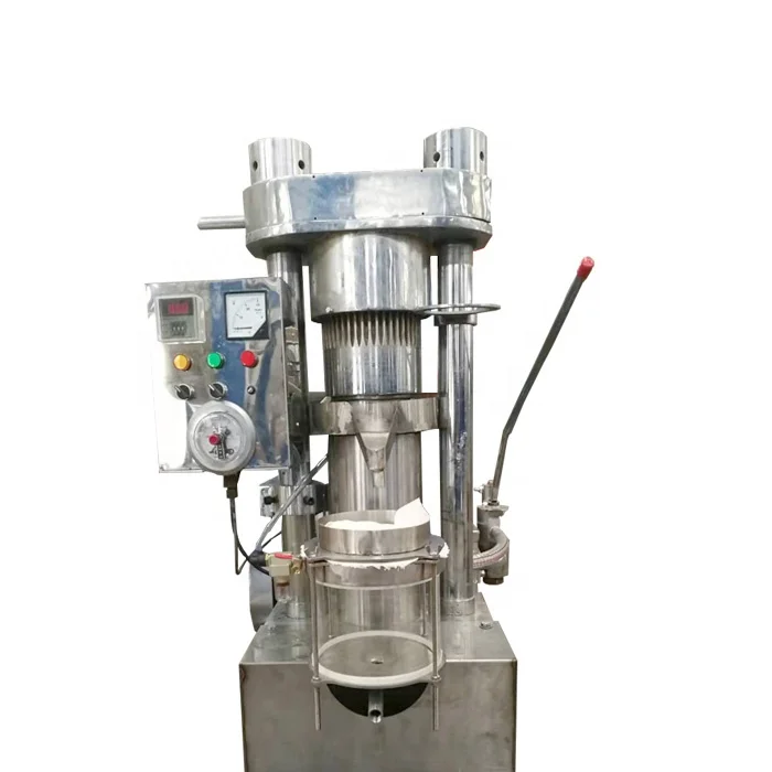 Almond Oil Press Machine/Olive Oil Press/Small Cocoa Butter hydraulic oil press machine peanut oil pressing