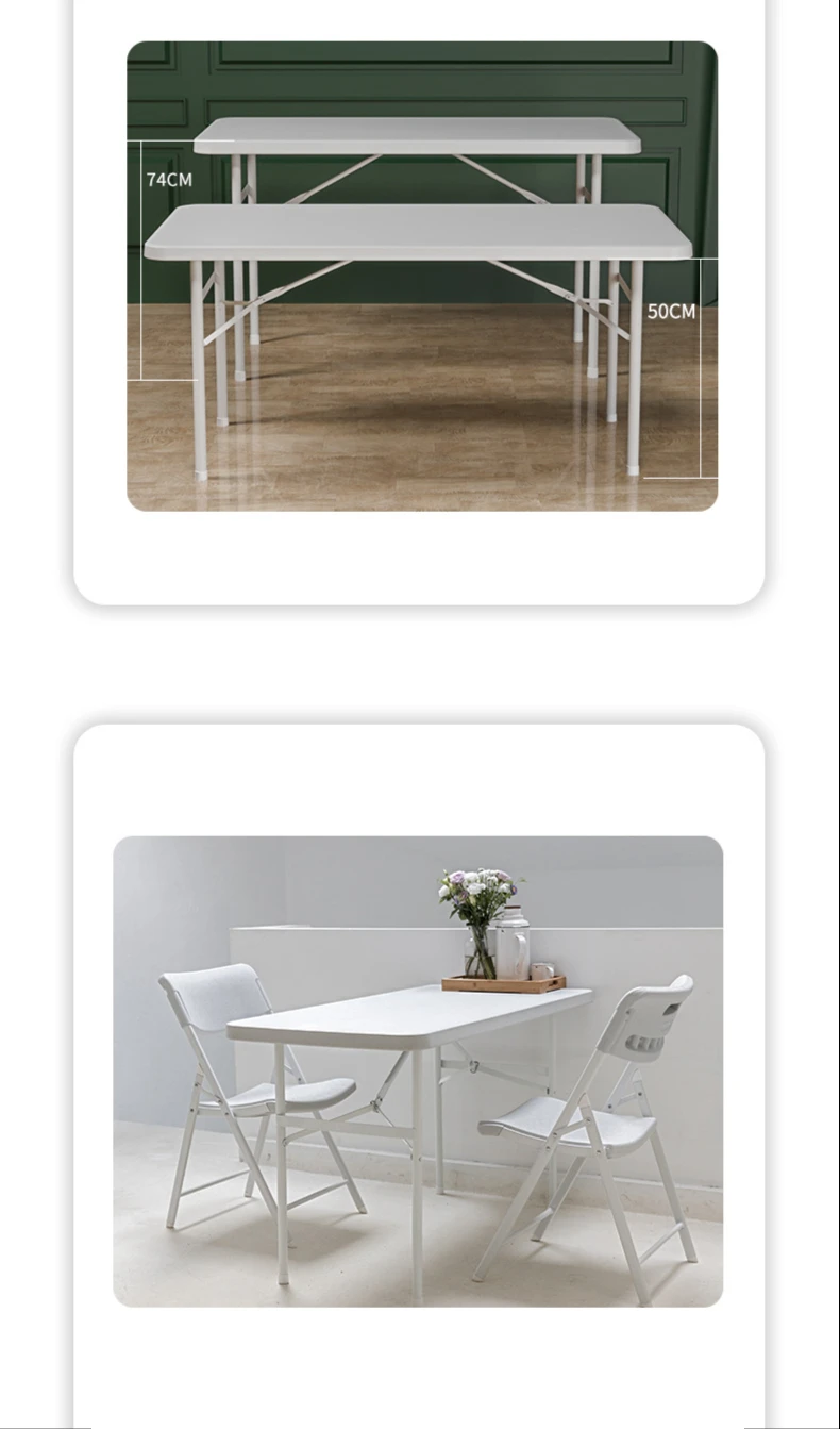 Складной пластиковый стол Smart-Furn для улицы садовый портативный квадратный с регулируемой высотой кофе Дина бара ресторана лагеря