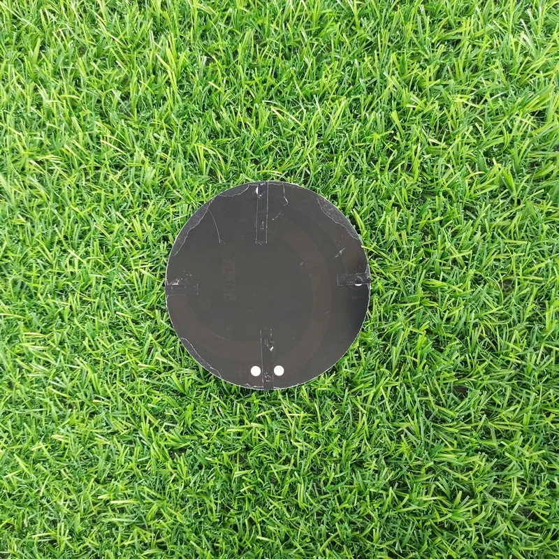 Stock Solar Panel From China Shenzhen Small Mini 0.7w 5.5v Round Shape Circle PV Polycrystalline Silicon Solar Modules Dia 90mm