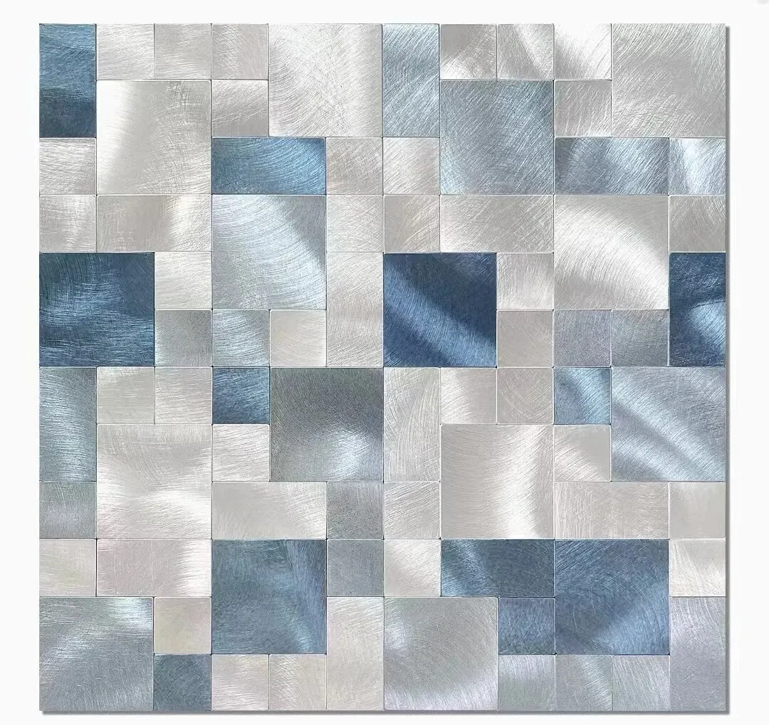 Mosaic Wall Tile Peel and Stick Self Adhesive Waterproof 3D Wall Panels Kitchen Bath Tile Backsplash