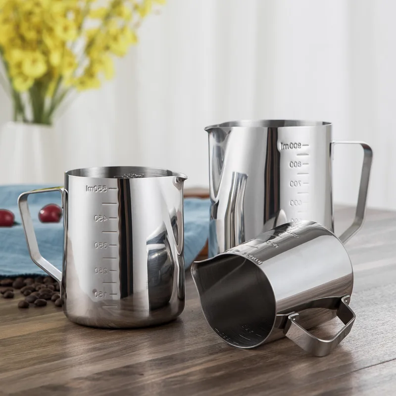 Stainless Steel Espresso Milk Coffee Jug Frothing Creamer Latte Art Pitcher Cup
