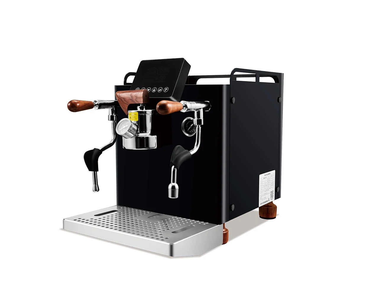 Professional Dual Boiler Commercial Barista Semi-Automatic Espresso Double Head Coffee Machine with touch screen
