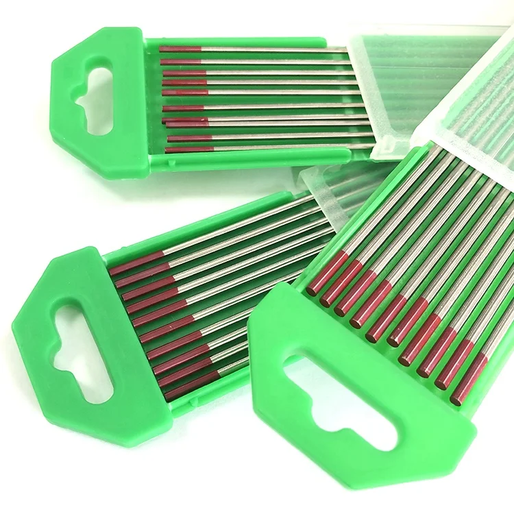 Tungsten electrode AWS standard high weldability red tungsten electrode TIG factory price tungsten electrode