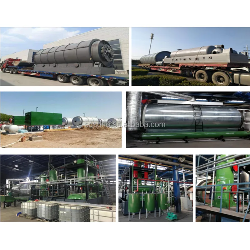 Mini mobile Modular Tyre Oil Recycling Machines Price Plastic Bag Recycling Machine Cost Of Plastic Recycling Machine