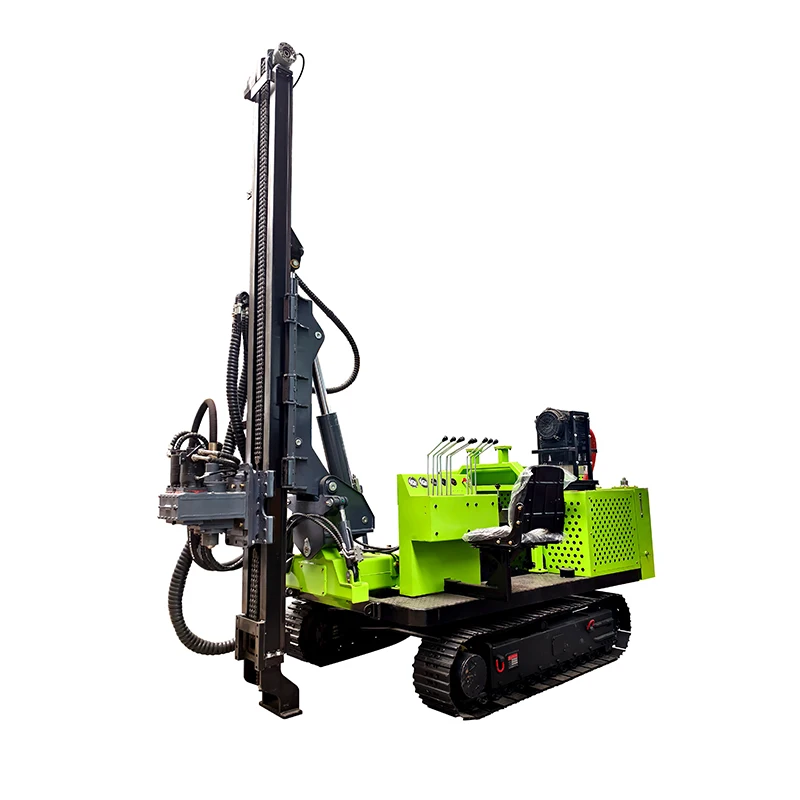 Hydraulic Ground Screw Pile Driver Screw Piles Moveable Installation Equipment Pile Drivers