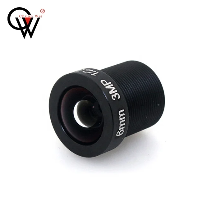 6mm  3MP  1/2.5 F1.8 M12 for CCTV Camera IP Camera