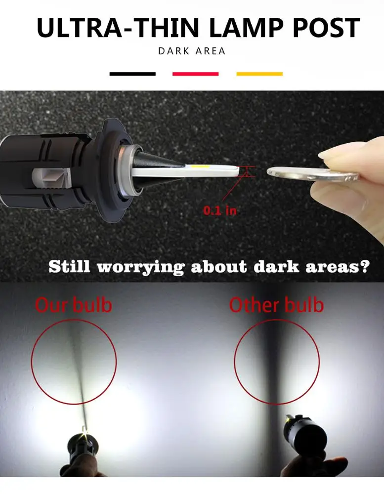 Best quality B6 h7 60W 8400LM 6 volt led lights motorcycles headlight bulb 4800lm h4