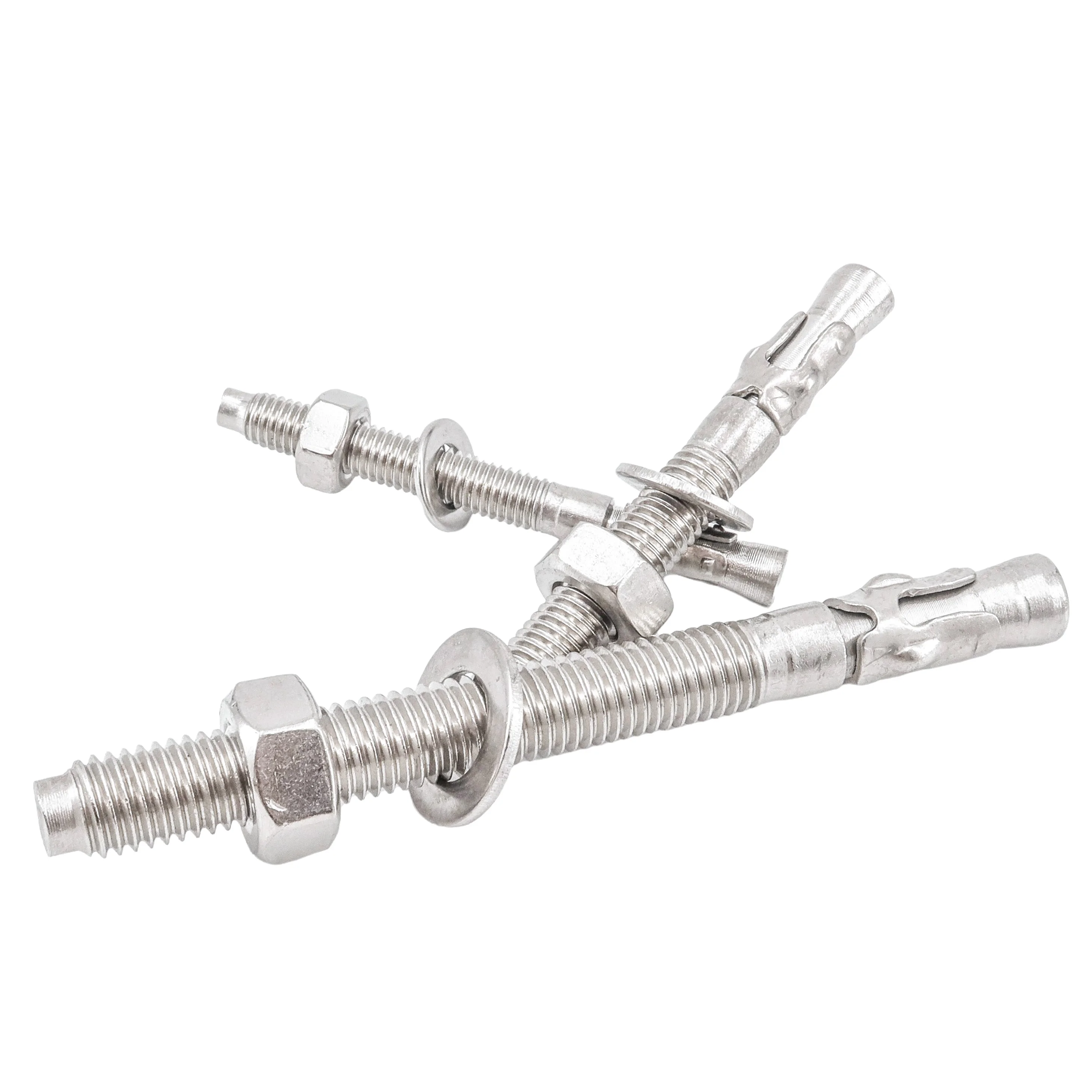 High Quality Stainless Steel Bolts Mechanical Anchor Bolt 304 M12 *120 Expansion Wedge Anchors Bolt