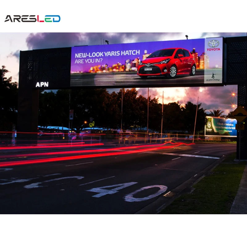 Outdoor HD P5.7  Ultra Bright Led Display Panel Cabinet Rear and Front Maintenance  External  LED Display Screen