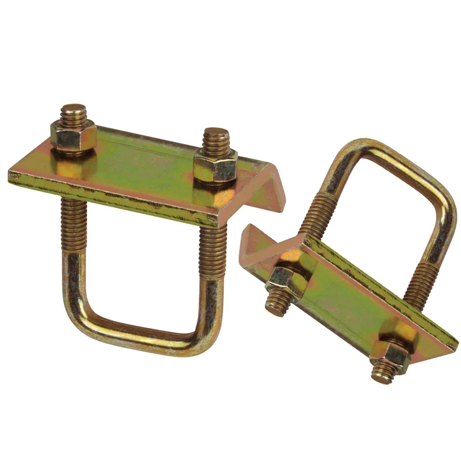 Custom High Strength Carbon Steel Zinc Plated Unistrut Beam Clamp Fiffing Strut Beam Clamp with U-Bolt