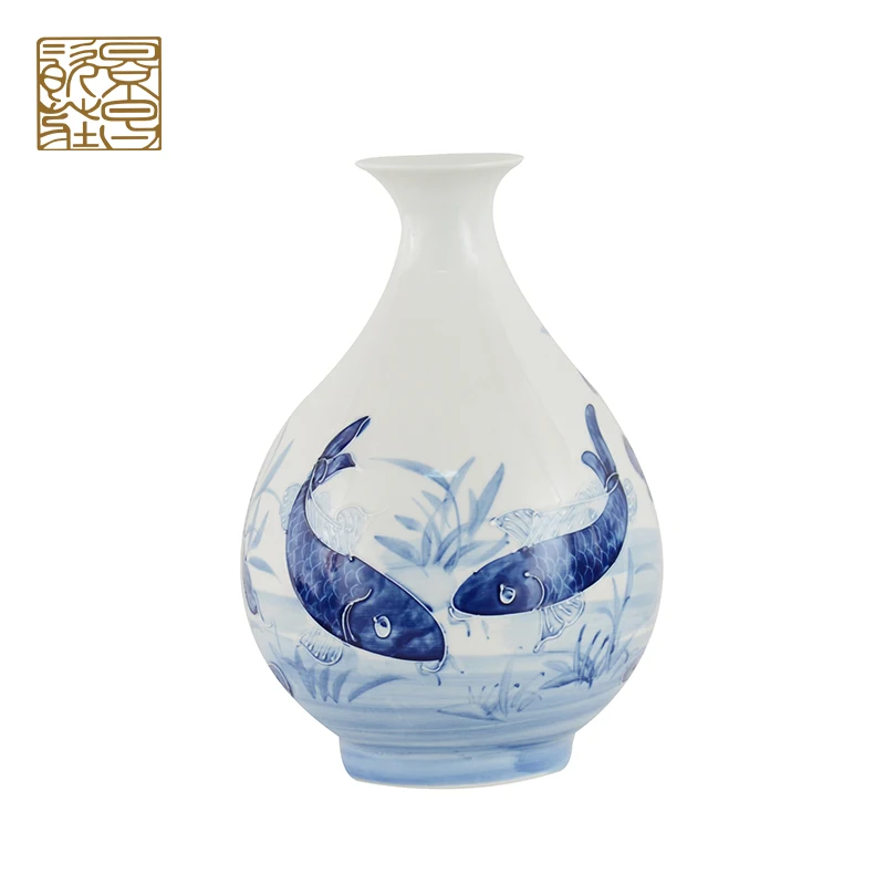 Ceramic Vase New Chinese European Modern Home Vase for Flower Arrangement and Elegant Decoration