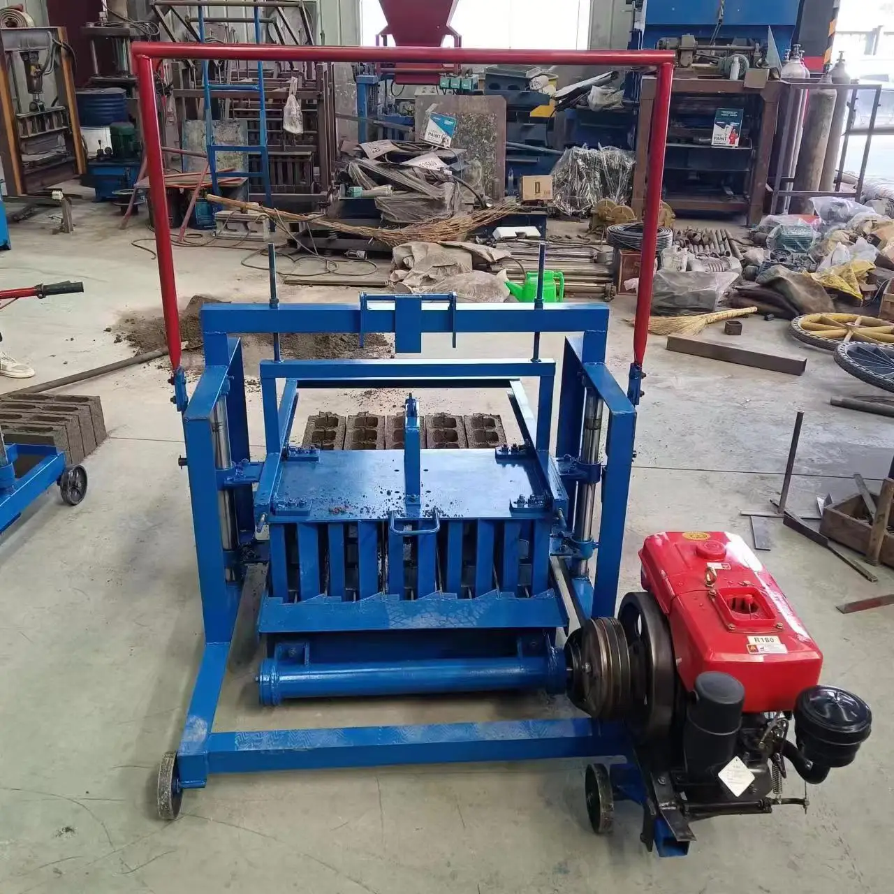 qt5-15   block solid block making machinery paver brick making machine vibrated brick block machine