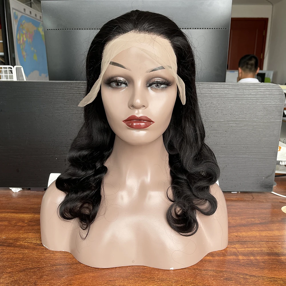 loose body wave human hair weaves and wigs brazilian hair 13x4 transparent hd lace frontal wig high density for women
