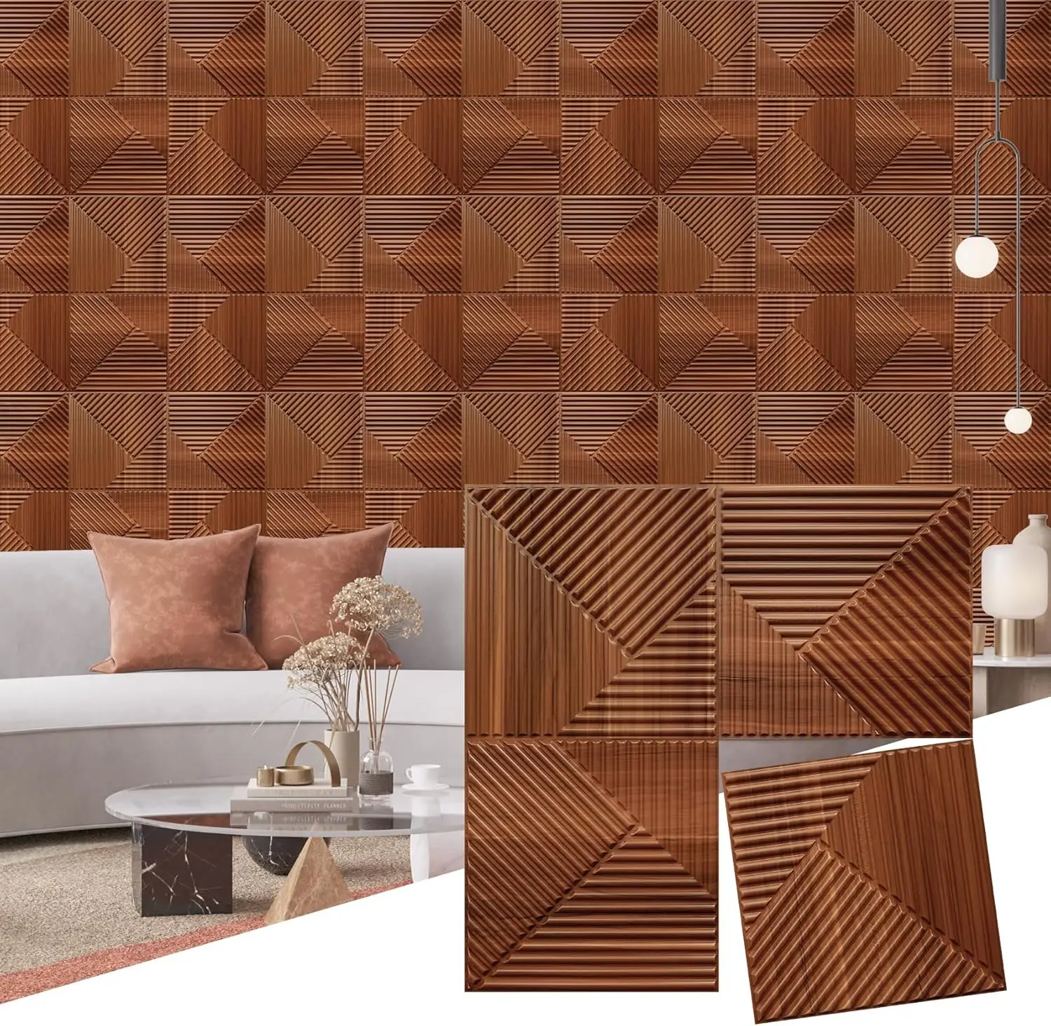 New Design Interior Exterior Facade Decorative wall Cladding 3d pvc wall panels For Building,Home Use
