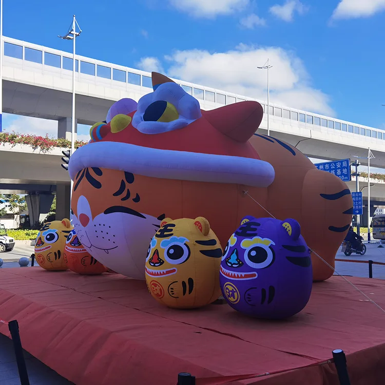 New Design Customized animals giant dog inflatable cartoon character toy