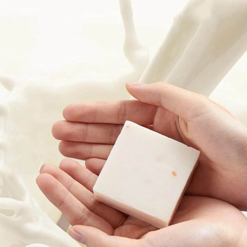 Wholesale Cheap OEM Custom Handmade Whitening Rice Milk Facial Bath Shower Soap
