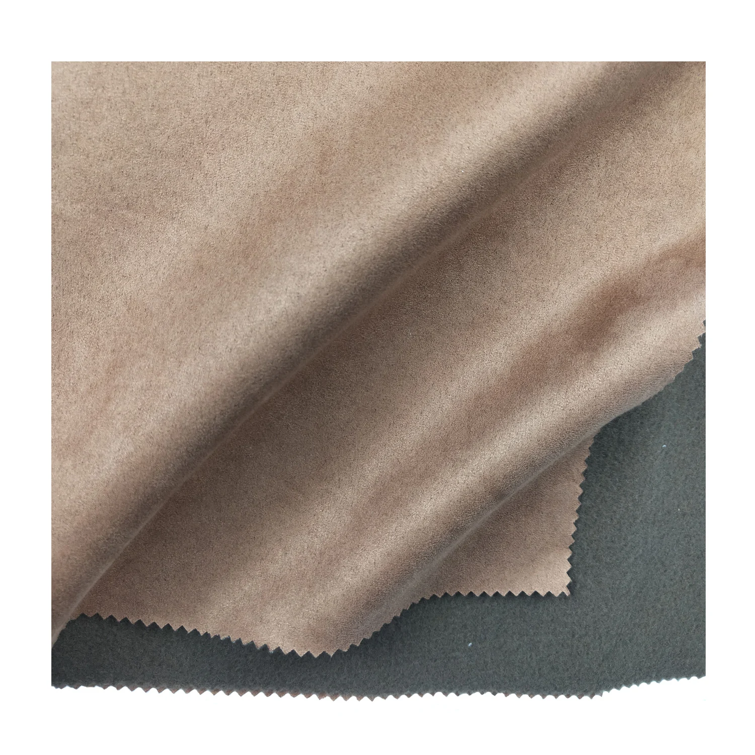 beige bright Shinny micro suede american upholstery sleeper sofas suede auto upholstery luxury  luggage living chair cover