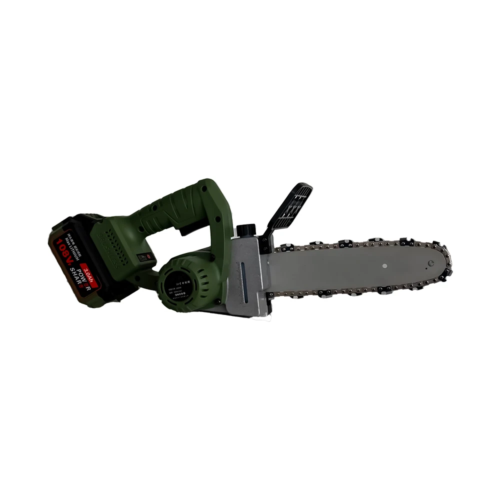 Electric 21v Cordless Chain Saw Powered Mini Lithium Battery Chainsaw