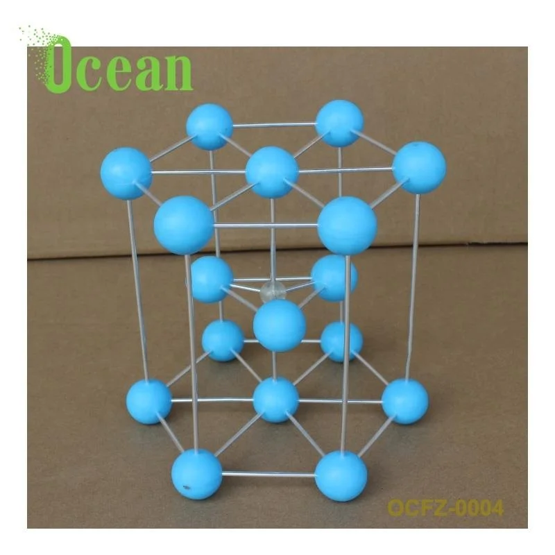 The crystal structure model ,Magnesium for chemical study