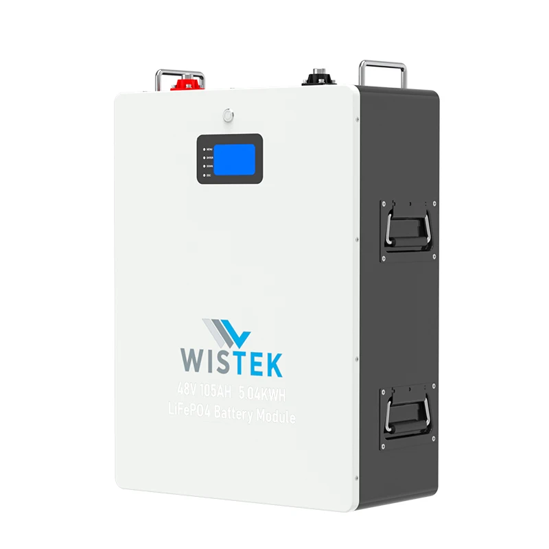 Wistek Power Wall Lifepo4 Solar Lithium Battery 48V 100Ah 200Ah 300Ah 400Ah 5Kwh 10Kwh 15Kwh 20Kwh For Solar Energy System