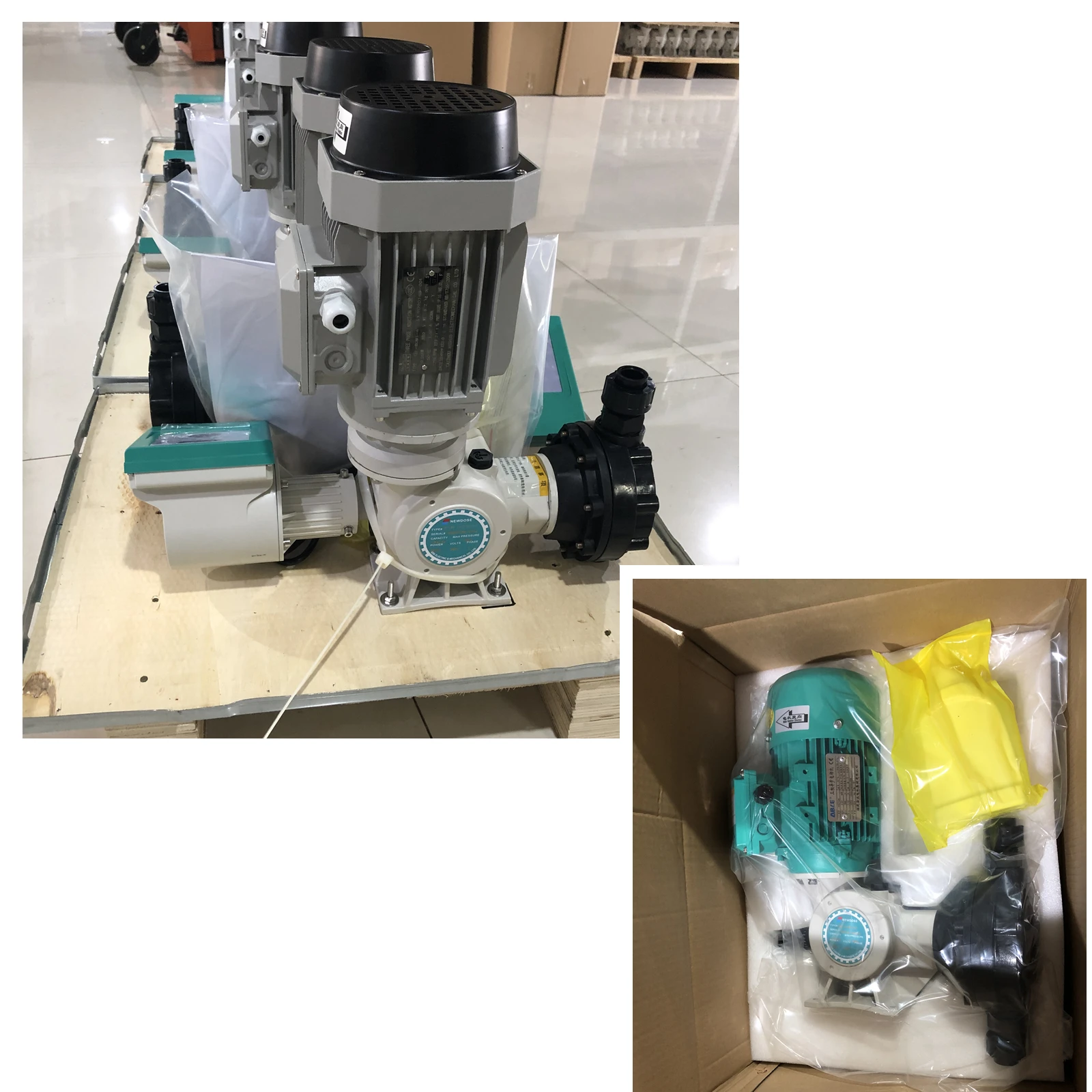 Новый 500L ND2000 с приводом от двигателя дозирующий насос головкой насоса SS316