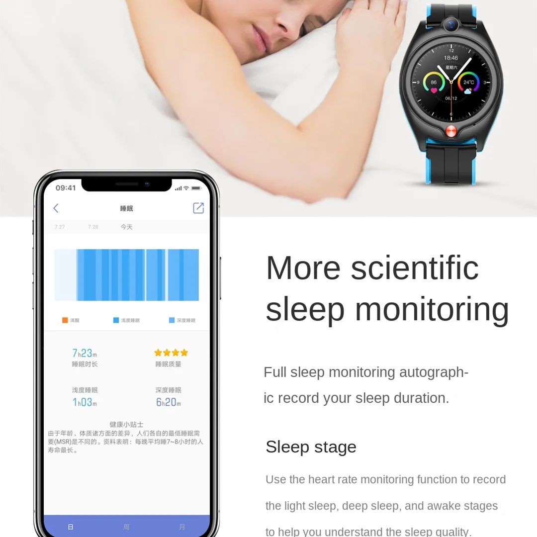 I9 GPS Switch Smart Watch SOS 4G Two-way Call GPS History Tracking Fitness Smart Watch Health Care 24 Hours Multi-Monitor