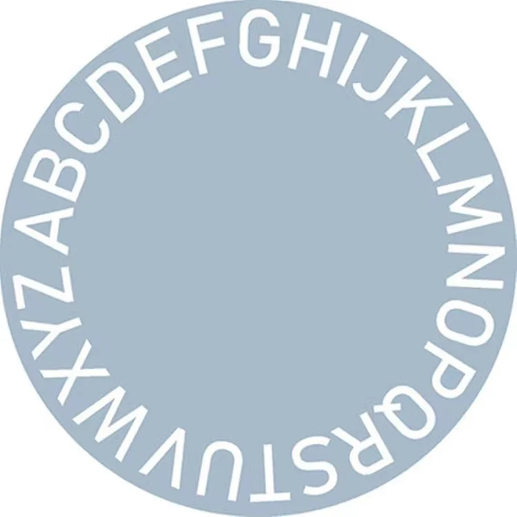 Детский круглый игровой коврик ABC для ползания супермягкий обучающий моющийся скандинавский новорожденных с 26 буквами коврики воздушными