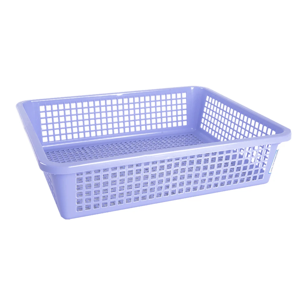 Top Plastic Colander and Bowl 3 pcs Set with New Design Color Available with Blue Green Pink Round Hollow Drain Washing Basket