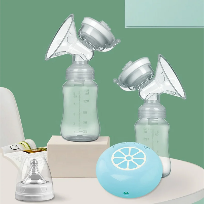 Double Portable Electric Breast Milk Breastfeeding Pump with Mass Function