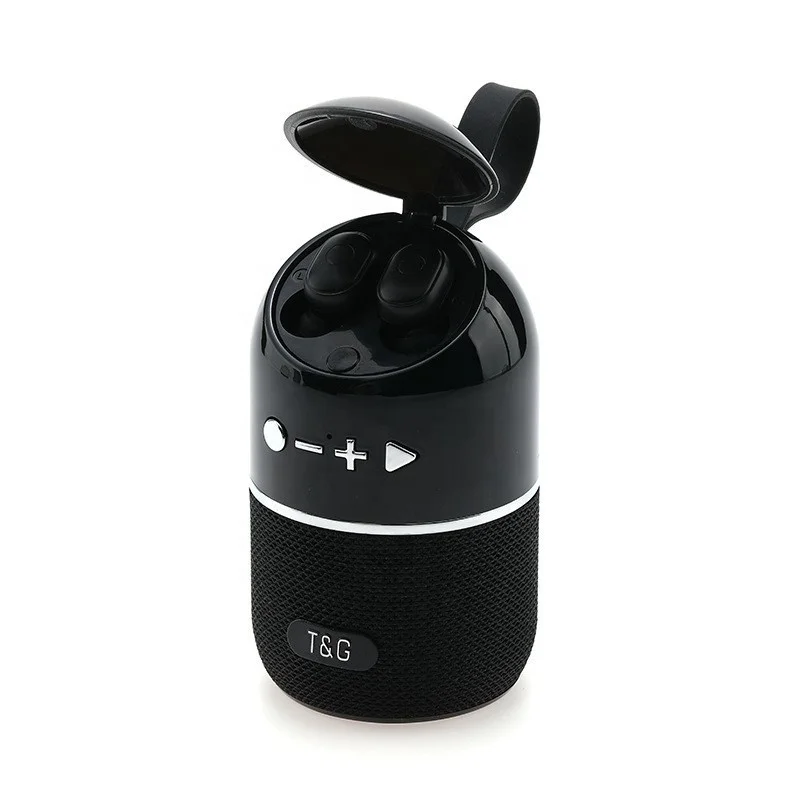 Portable Music Box TG805 Wireless Bass with Earphone Waterproof Boombox AUX TF USB Stereo Loudspeaker BT Speaker