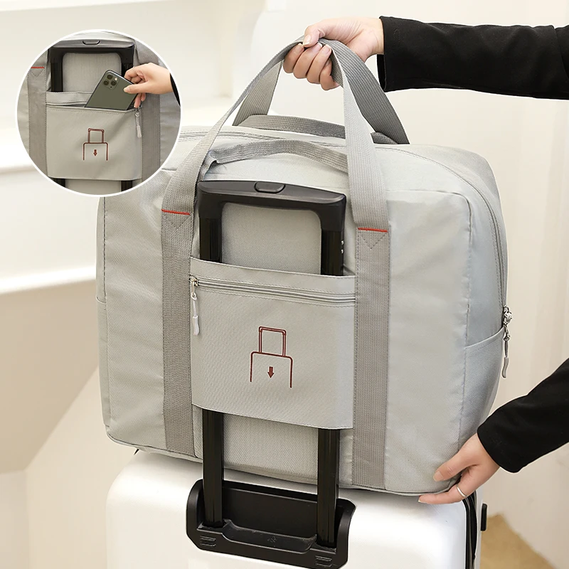 Fresh Oxygen Large Capacity Foldable Oxford Luggage Bag For Business Travel