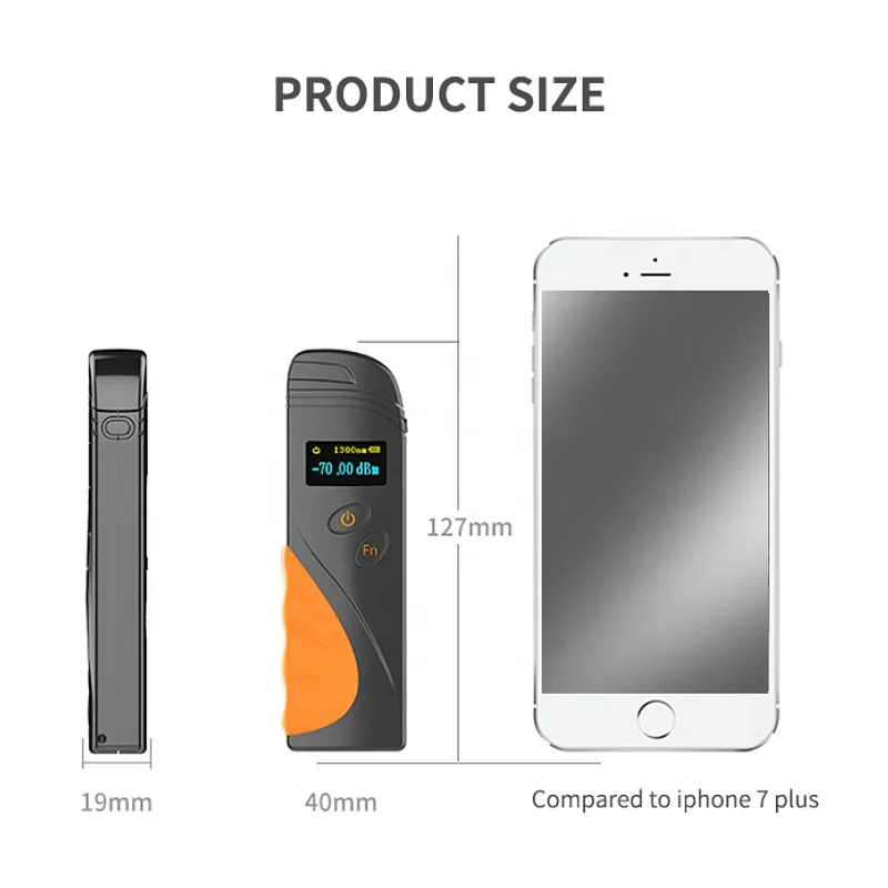 Handheld fiber optic equipment OPM G2-Y 1270nm 1310nm 1577nm 9 wavelengths Rechargeable deviser optical power meter