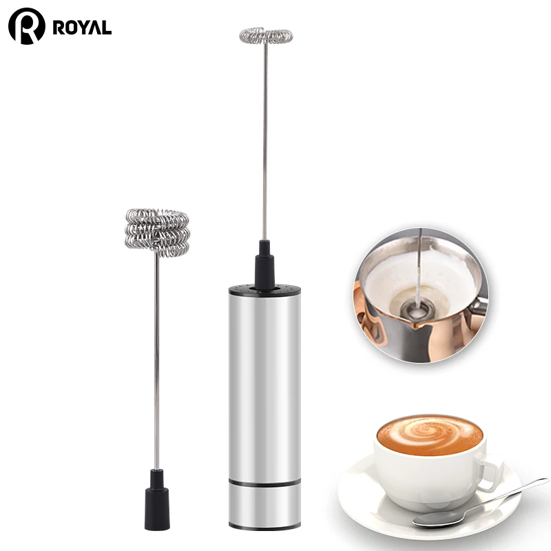 Amazon Wholesale Custom Logo Package Battery Operated Electric Coffee Milk Frother