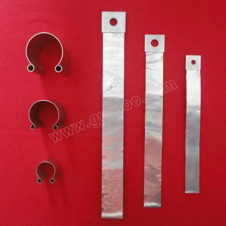 H C G M shape stainless steel clamp for terminal connecting sic heating element