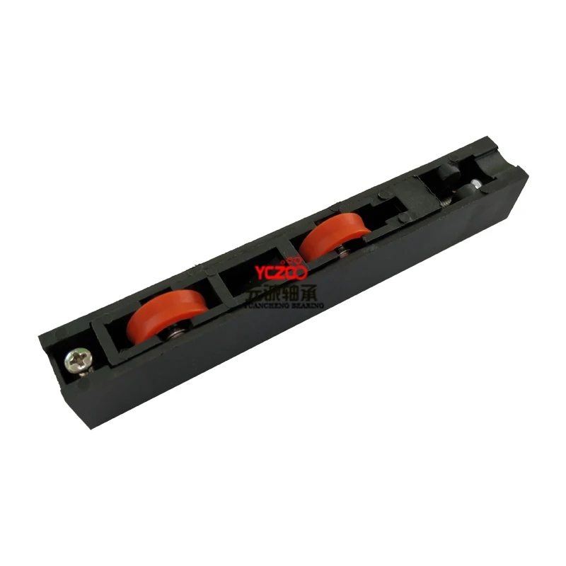 ROL439 Aluminium rail plastic wheel with double bearings