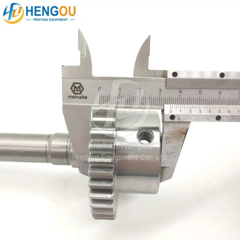 M2.030.510 Heidelberg SM74 water gear M2.030.510 38 tooth shaft water roller transmission gear_9